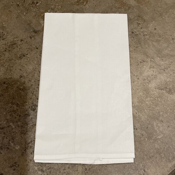 Vintage White Linen Hand Towel Yello Flower Embroidered Guest Towel - Picture 4 of 8